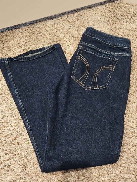 Hollister Denim - Hollister Women's Deep Indigo Low Rise Boot Cut Jeans